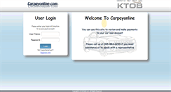 Desktop Screenshot of carpayonline.com
