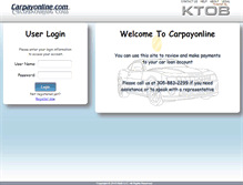 Tablet Screenshot of carpayonline.com